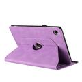 Samsung Galaxy Tab A11/A9 360-graders roterende smartdeksel med kortspor - Lilla