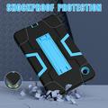 Samsung Galaxy Tab A11 Robotstil Hybrid-etui med kickstand - svart / blå
