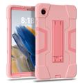 Samsung Galaxy Tab A11 Robotstil Hybrid-etui med kickstand - Rosa