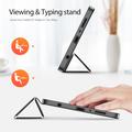 Samsung Galaxy Tab A11 Dux Ducis Domo Tri-Fold Smart Folio-etui - Svart