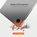 Samsung Galaxy Tab A11 Dux Ducis Domo Tri-Fold Smart Folio-etui - Svart