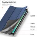 Samsung Galaxy Tab A11 Dux Ducis Domo Tri-Fold Smart Folio-etui - Blå