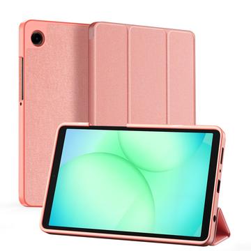 Samsung Galaxy Tab A11 Dux Ducis Domo Tri-Fold Smart Folio-etui - Rosa