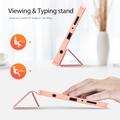 Samsung Galaxy Tab A11 Dux Ducis Domo Tri-Fold Smart Folio-etui - Rosa