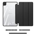 Samsung Galaxy Tab A11 Dux Ducis Toby Tri-Fold Smart Folio-etui - Svart
