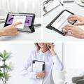 Samsung Galaxy Tab A11 Dux Ducis Toby Tri-Fold Smart Folio-etui - Svart