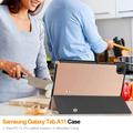Samsung Galaxy Tab A11 Tri-Fold Series Smart Folio-etui - rosa gull