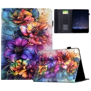 Samsung Galaxy Tab A11+/A9+ Smart Folio-etui - Blomsterblomst