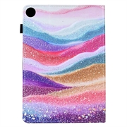Samsung Galaxy Tab A11+/A9+ Smart Folio-etui - Regnbuesand
