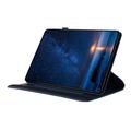 Samsung Galaxy Tab A11+/A9+ 360-graders roterende smartdeksel med kortspor - mørkeblå