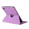 Samsung Galaxy Tab A11+/A9+ 360-graders roterende smartdeksel med kortspor - Lilla