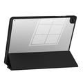 Samsung Galaxy Tab A11+/A9+ Tech-Protect SmartCase Pen Hybrid Tri-Fold Folio-etui - Svart