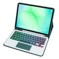 Samsung Galaxy Tab A11+ Bluetooth-tastaturveske - mørkegrønn