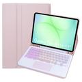 Samsung Galaxy Tab A11+ Bluetooth-tastaturveske - Rosa