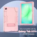 Samsung Galaxy Tab A11+ Robotstil Hybrid-etui med kickstand - Rosa