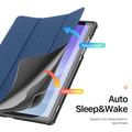 Samsung Galaxy Tab A11+ Dux Ducis Domo Tri-Fold Smart Folio-etui - Blå