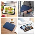 Samsung Galaxy Tab A11+ Dux Ducis Domo Tri-Fold Smart Folio-etui - Blå