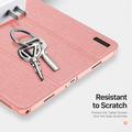 Samsung Galaxy Tab A11+ Dux Ducis Domo Tri-Fold Smart Folio-etui - Rosa