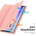 Samsung Galaxy Tab A11+ Dux Ducis Domo Tri-Fold Smart Folio-etui - Rosa