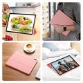 Samsung Galaxy Tab A11+ Dux Ducis Domo Tri-Fold Smart Folio-etui - Rosa