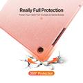 Samsung Galaxy Tab A11+ Dux Ducis Domo Tri-Fold Smart Folio-etui - Rosa