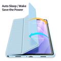 Samsung Galaxy Tab A11+ Dux Ducis Toby Tri-Fold Smart Folio-etui - Baby Blå