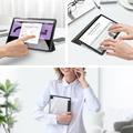 Samsung Galaxy Tab A11+ Dux Ducis Toby Tri-Fold Smart Folio-etui - Svart