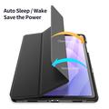 Samsung Galaxy Tab A11+ Dux Ducis Toby Tri-Fold Smart Folio-etui - Svart
