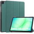 Samsung Galaxy Tab A11+ Tri-Fold Series Smart Folio-etui - svartgrønn