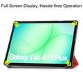 Samsung Galaxy Tab A11+ Tri-Fold Series Smart Folio-etui - rød