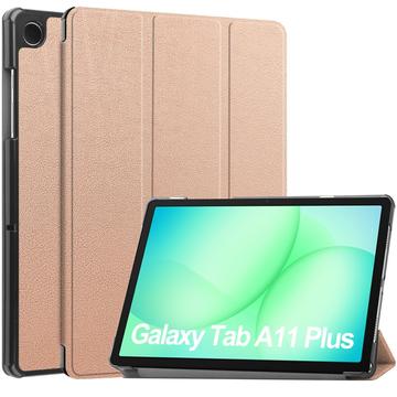 Samsung Galaxy Tab A11+ Tri-Fold Series Smart Folio-etui - rosa gull