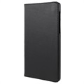 Samsung Galaxy Tab A7 Lite 360 Roterende Folio-etui - Svart