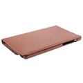 Samsung Galaxy Tab A7 Lite 360 Roterende Folio-etui - Brun