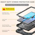 Samsung Galaxy Tab A7 Lite Heavy Duty 360 Deksel med Håndrem - Svart