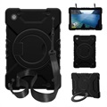Samsung Galaxy Tab A8 10.5 (2021) Heavy Duty 360 Deksel med Håndrem - Svart