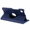 Samsung Galaxy Tab A9 360 Roterende Folio-etui - Blå