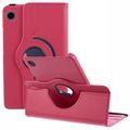 Samsung Galaxy Tab A9 360 Roterende Folio-etui - Varm rosa