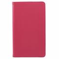 Samsung Galaxy Tab A9 360 Roterende Folio-etui - Varm rosa