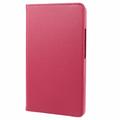 Samsung Galaxy Tab A9 360 Roterende Folio-etui - Varm rosa