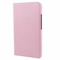 Samsung Galaxy Tab A9/A11 360 Roterende Folio-etui - Rosa
