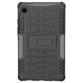 Samsung Galaxy Tab A9 Anti-Slip Hybrid-deksel med Stativ - Svart