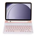 Samsung Galaxy Tab A9 Etui med Bluetooth-tastatur - Rosa