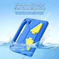 Samsung Galaxy Tab A9 Dux Ducis Puff EVA støtsikkert EVA-etui for barn med kickstand - Blå