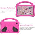 Samsung Galaxy Tab A9/A11 Støtsikkert Bæreveske til Barn - Rosa