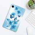 Samsung Galaxy Tab A9 Stilig Ultra-Slim TPU-deksel - Blå Sommerfugl