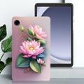 Samsung Galaxy Tab A9 Stilig Ultra-Slim TPU-deksel - Rose blomst