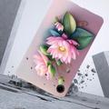 Samsung Galaxy Tab A9 Stilig Ultra-Slim TPU-deksel - Rose blomst