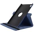 Samsung Galaxy Tab A9+ 360 Roterende Folio-etui - Blå