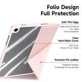 Samsung Galaxy Tab A9+/A11+ Dux Ducis Magi avtakbart 2-i-1-folioetui - Rosa