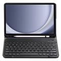 Samsung Galaxy Tab A9+ Etui med Bluetooth-tastatur - Svart